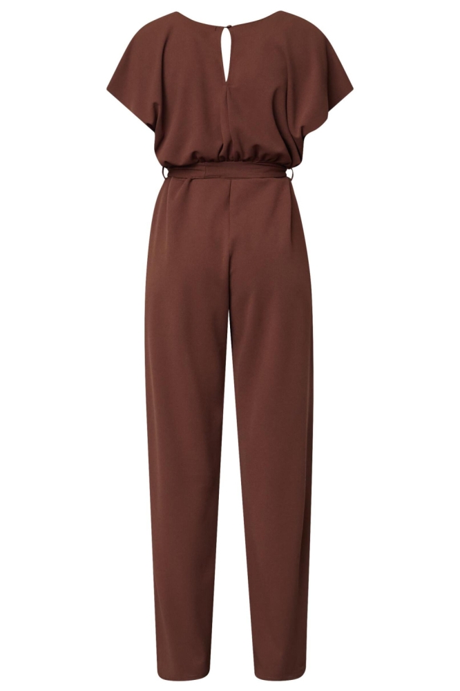 SisterS point bruine dames jumpsuit | Achteraanzicht