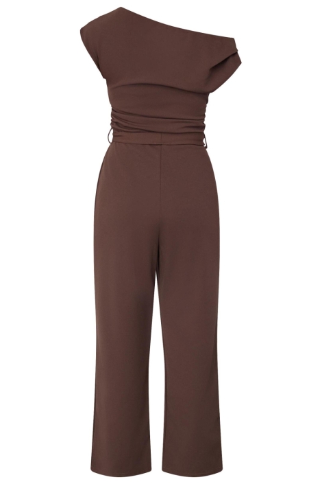 SisterS point bruine dames jumpsuit | Achteraanzicht