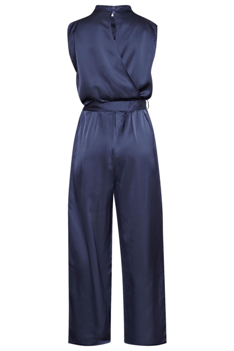 SisterS point blauwe dames jumpsuit | Achteraanzicht