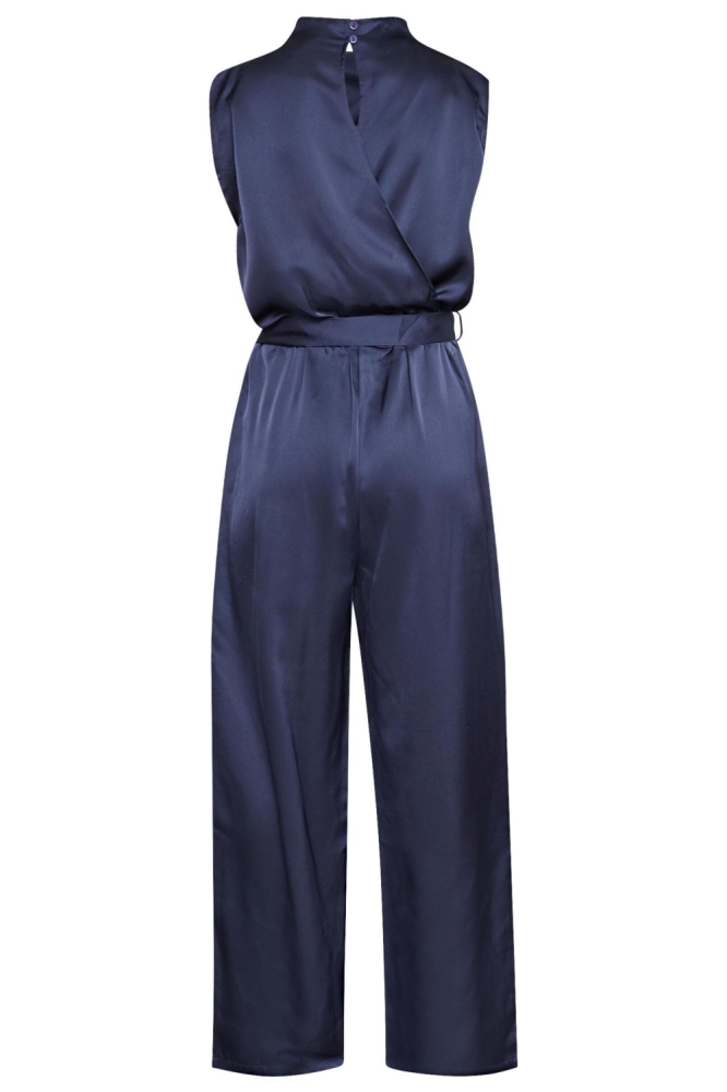 SisterS point blauwe dames jumpsuit | Achteraanzicht