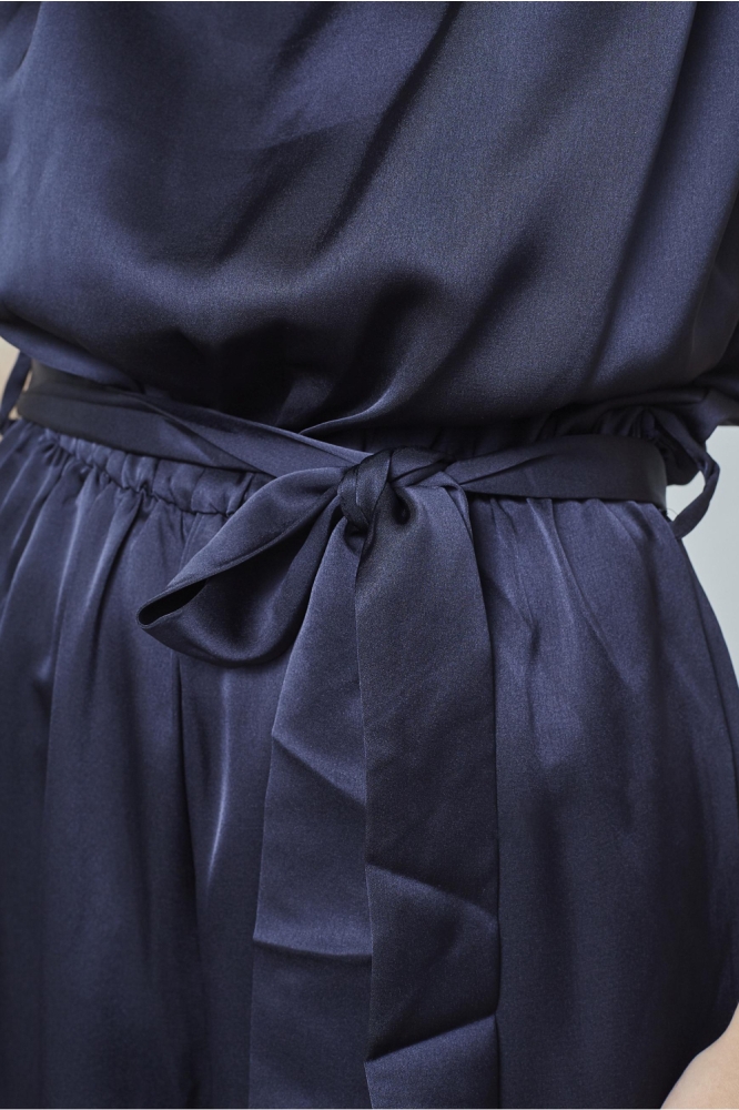 SisterS point blauwe dames jumpsuit | Close up