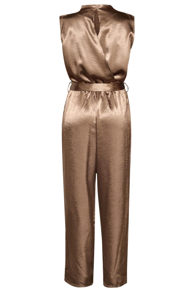 SisterS point bronzen dames jumpsuit | Achteraanzicht