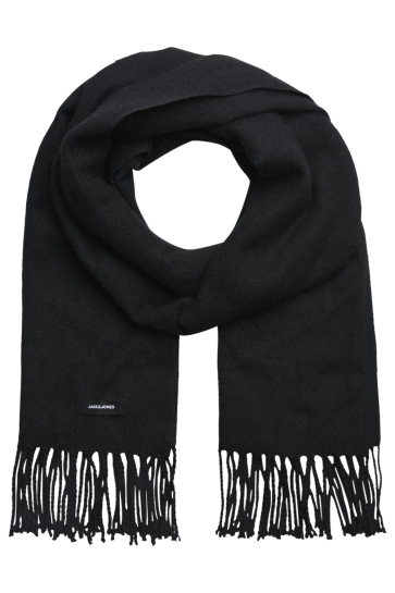 Jack & Jones jacsolid woven scarf noos Zwart