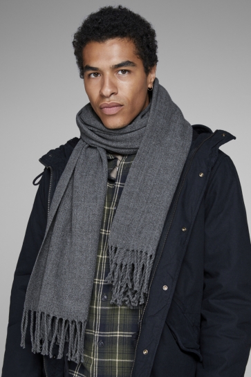 Jack & Jones jacsolid woven scarf noos Grijs