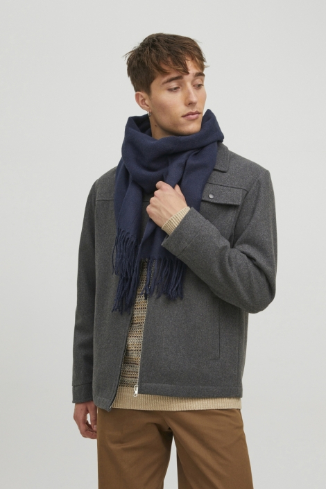 Jack & Jones blauwe heren sjaal | Model