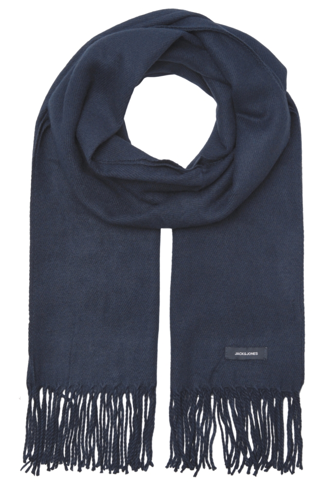 Jack & Jones blauwe heren sjaal | Vooraanzicht
