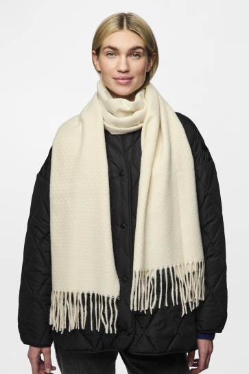 Pieces pccella long scarf noos bc Ecru