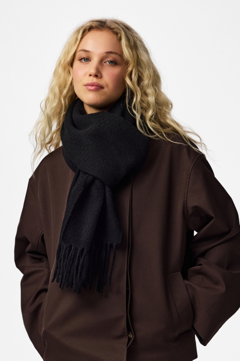 Pieces zwarte dames sjaal | Model