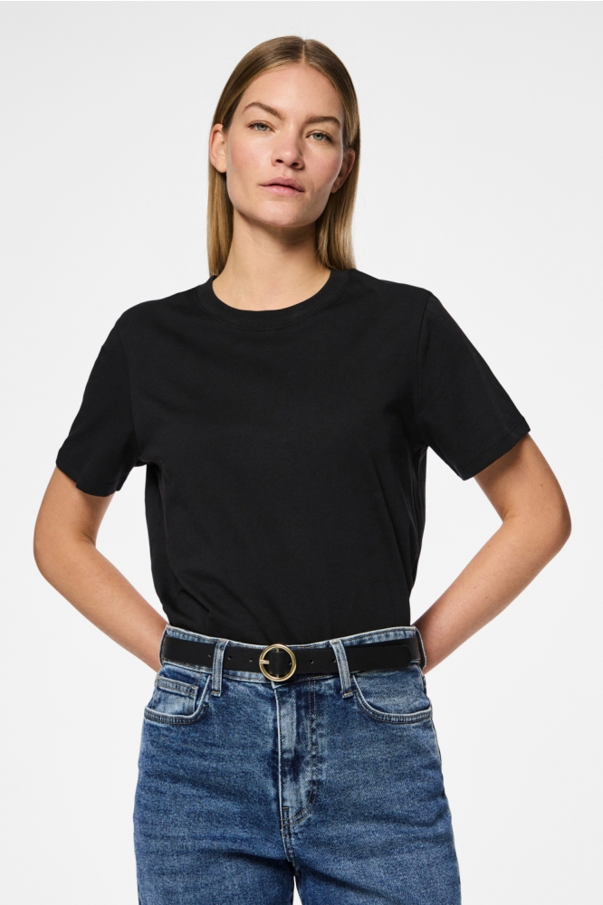 Pieces zwarte dames riem | Model