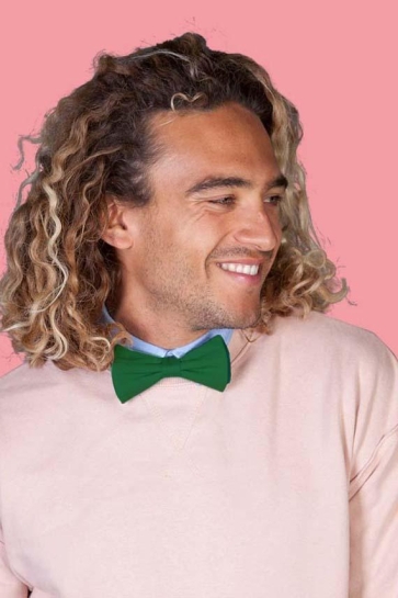 Strickie vlinderstrik Groen