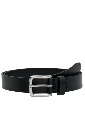 Only & Sons ONSBOON SLIM LEATHER BELT NOOS 22023589 BLACK