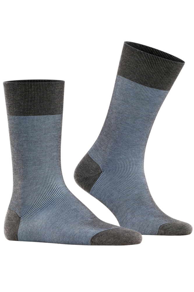 Falke blauwe heren accessoire | Zijaanzicht