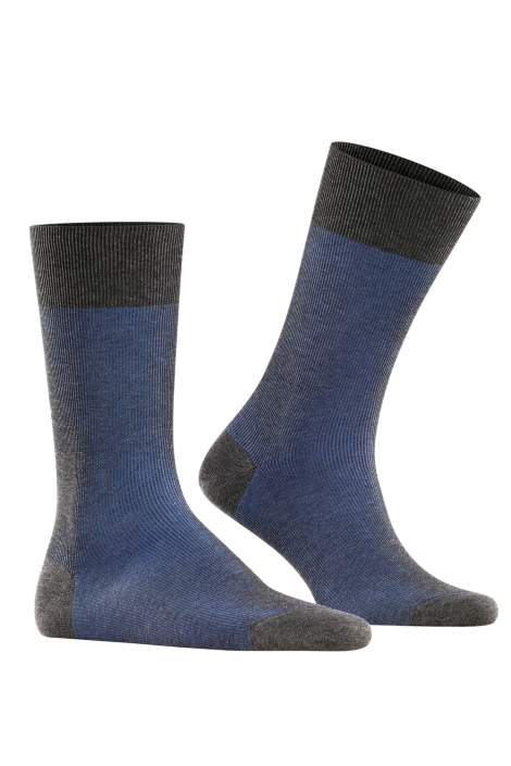 Falke blauwe heren accessoire | Zijaanzicht