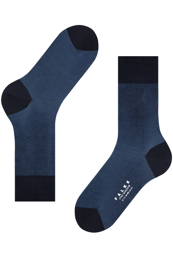 Falke blauwe heren accessoire | Zijaanzicht