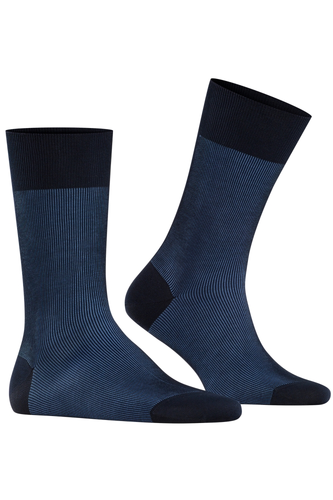 Falke blauwe heren accessoire | Zijaanzicht