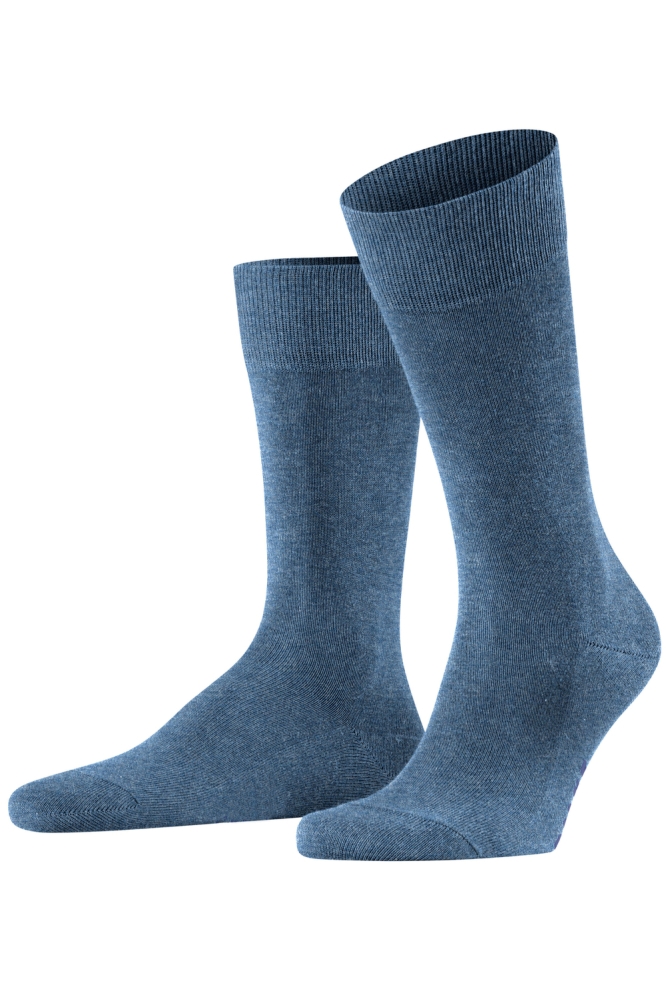 Falke blauwe heren accessoire | Zijaanzicht