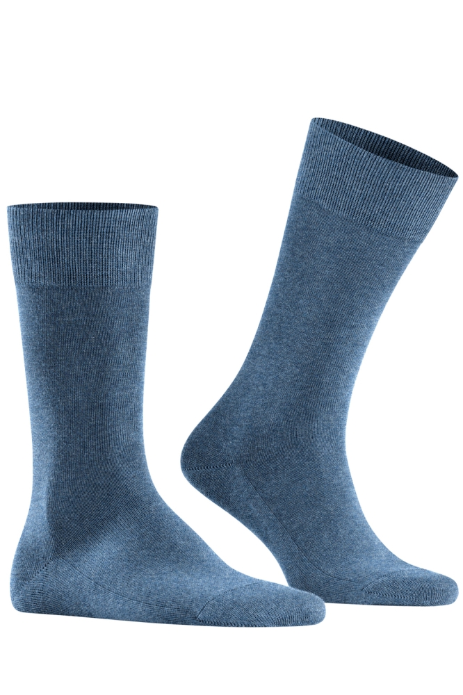 Falke blauwe heren accessoire | Zijaanzicht