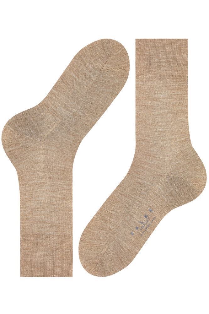 Falke camel heren accessoire | Zijaanzicht