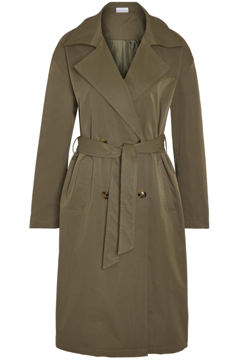 Noisy may groene dames jas | Vooraanzicht