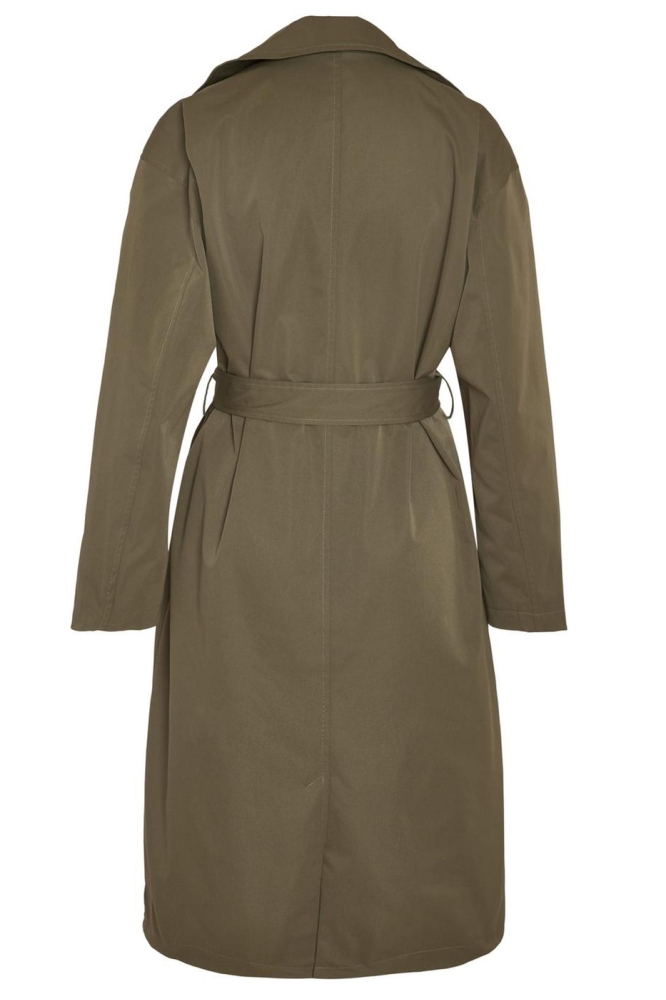 Noisy may groene dames jas | Achteraanzicht