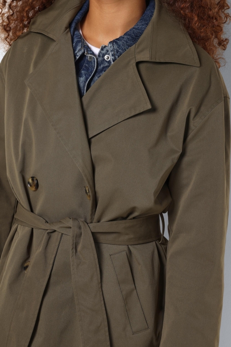 Noisy may groene dames jas | Close up