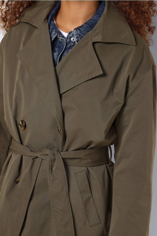 Noisy may groene dames jas | Close up