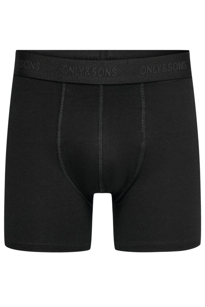 Only & Sons zwarte heren ondergoed | Vooraanzicht