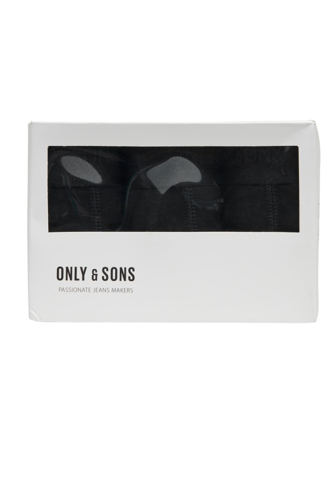 Only & Sons zwarte heren ondergoed | Verpakking