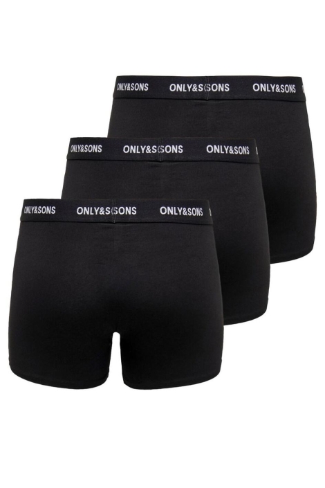 Only & Sons zwarte heren ondergoed | Achteraanzicht