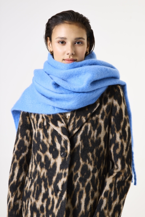 Garcia blauwe dames sjaal | Close up