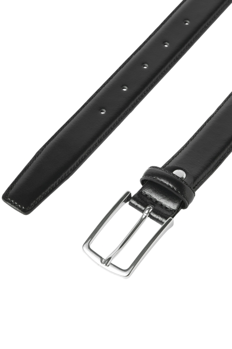 Jack & Jones zwarte heren riem | Close up