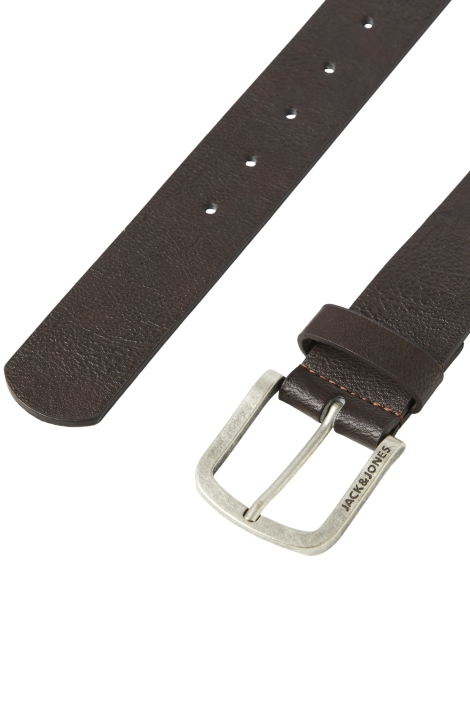 Jack & Jones bruine heren riem | Close up