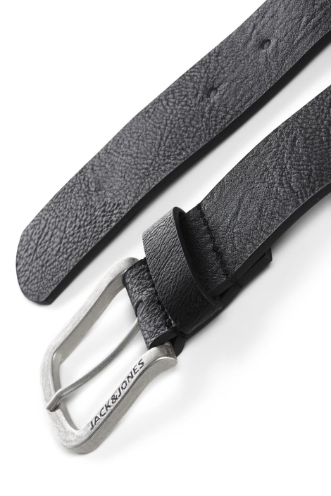 Jack & Jones zwarte heren riem | Vooraanzicht