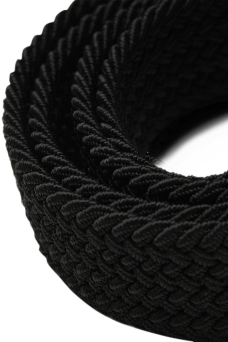 Jack & Jones zwarte heren riem | Close up