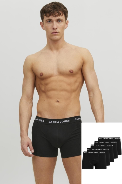 Jack & Jones zwarte heren ondergoed | Model vooraanzicht