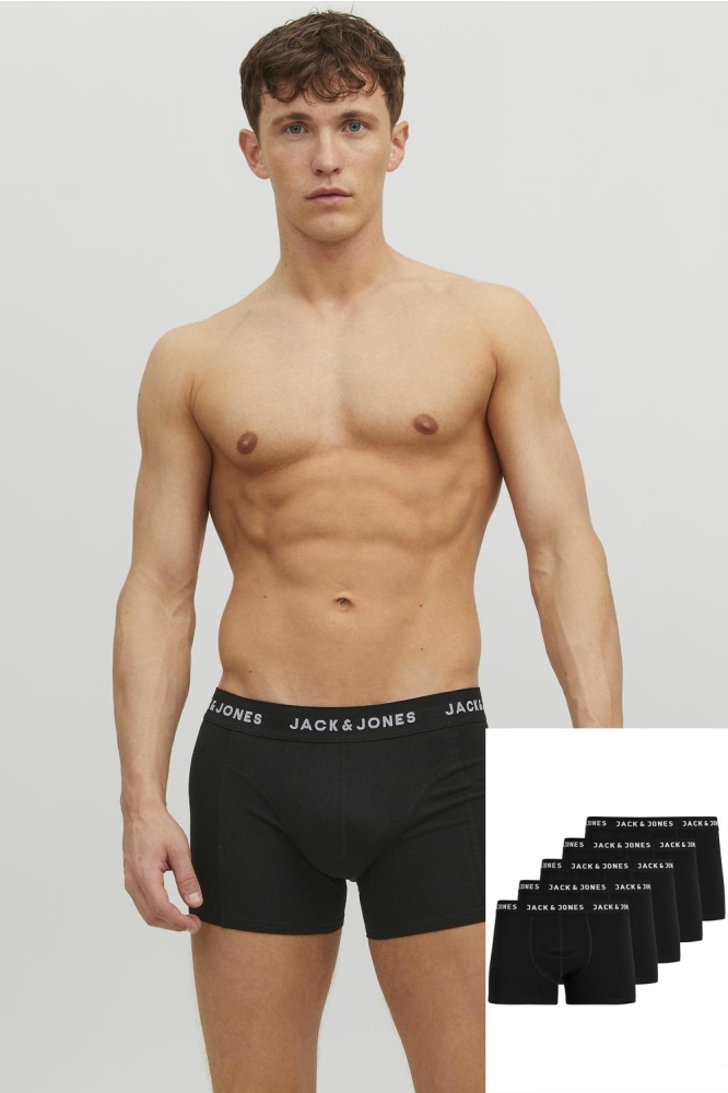 Jack & Jones zwarte heren ondergoed | Model vooraanzicht