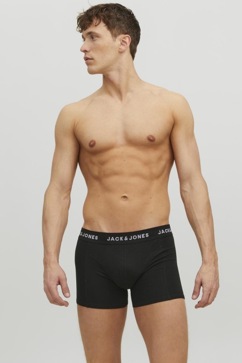 Jack & Jones zwarte heren ondergoed | Model vooraanzicht