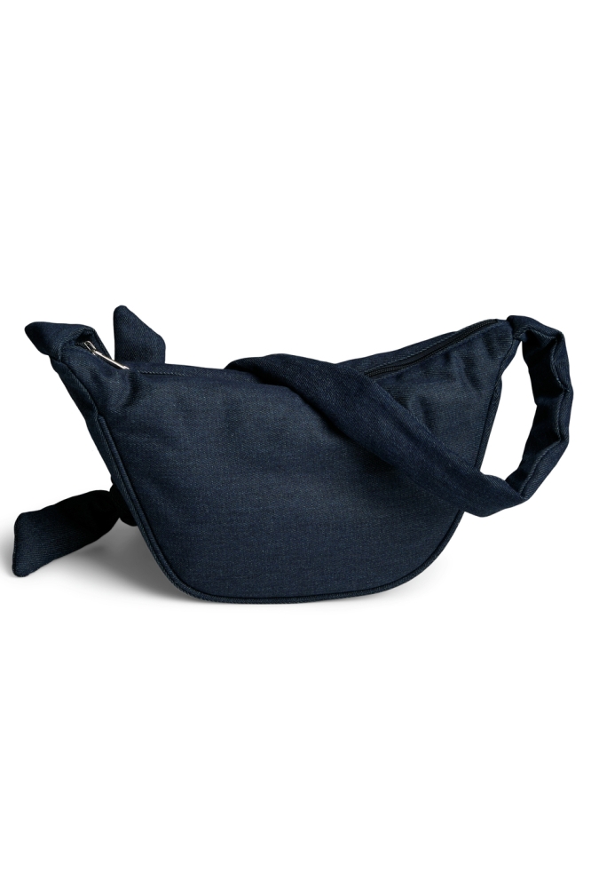 Pieces blauwe dames tas | Achteraanzicht