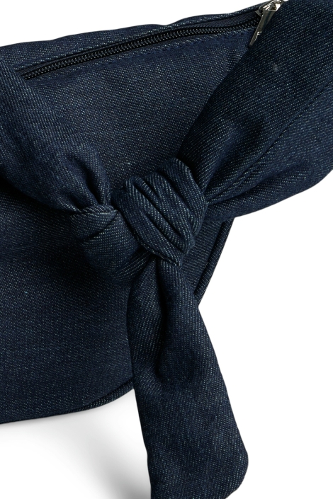 Pieces blauwe dames tas | Close up