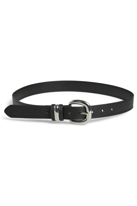 Pieces zwarte dames riem | Vooraanzicht