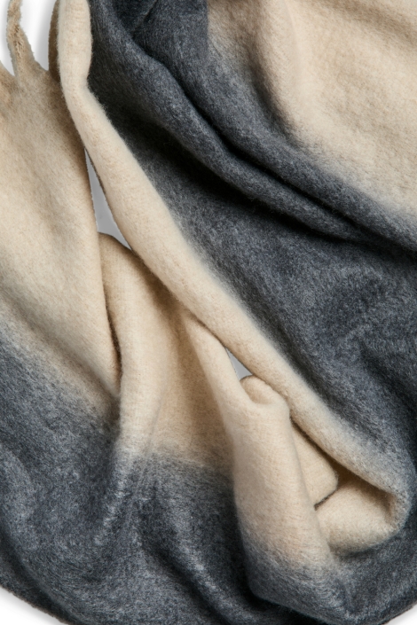 Pieces beige dames sjaal | Close up