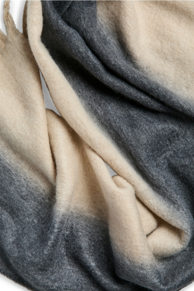 Pieces beige dames sjaal | Close up