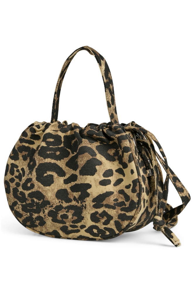 Pieces camel dames tas | Achteraanzicht