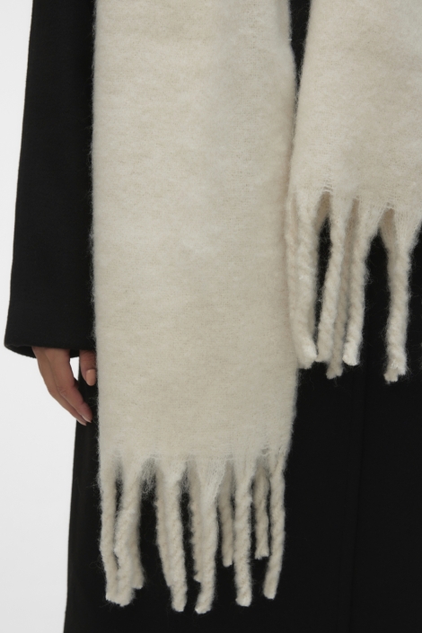 Vero Moda ecru dames sjaal | Close up