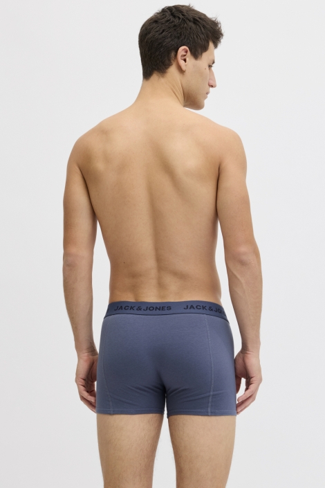 Jack & Jones blauwe heren ondergoed | Model achteraanzicht