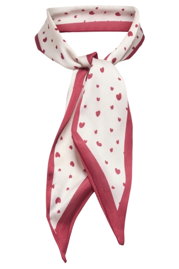 Only ONLANNALINA SLIM SATIN SCARF ACC 15363325 RIO RED/HEARTS