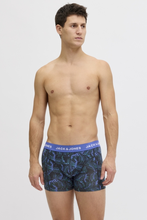 Jack & Jones blauwe heren ondergoed | Model vooraanzicht
