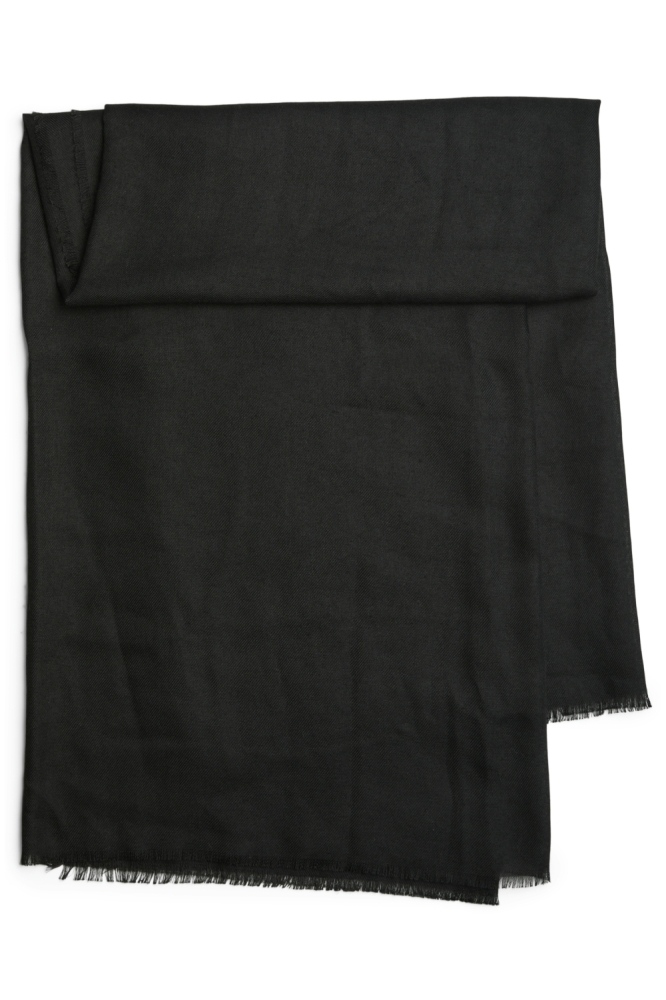 Pieces zwarte dames sjaal | Close up