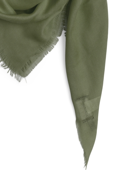 Pieces groene dames sjaal | Close up