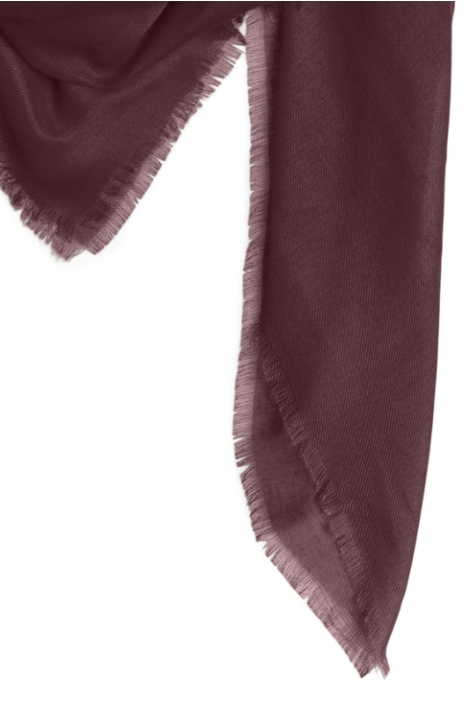 Pieces bordeaux dames sjaal | Close up